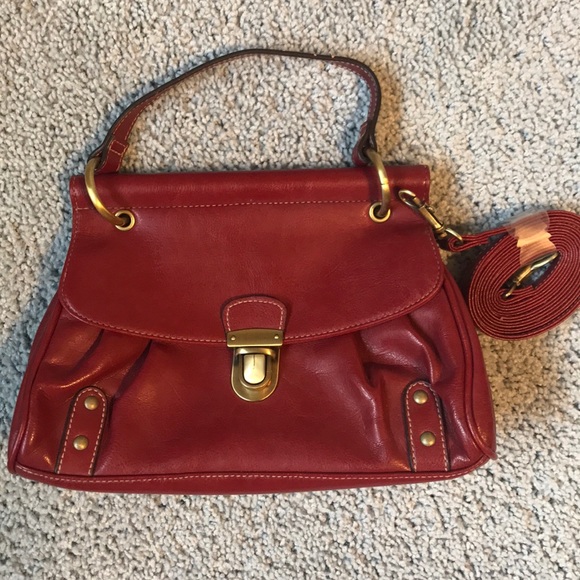 Vintage Inspired Red Bag - Picture 2 of 4